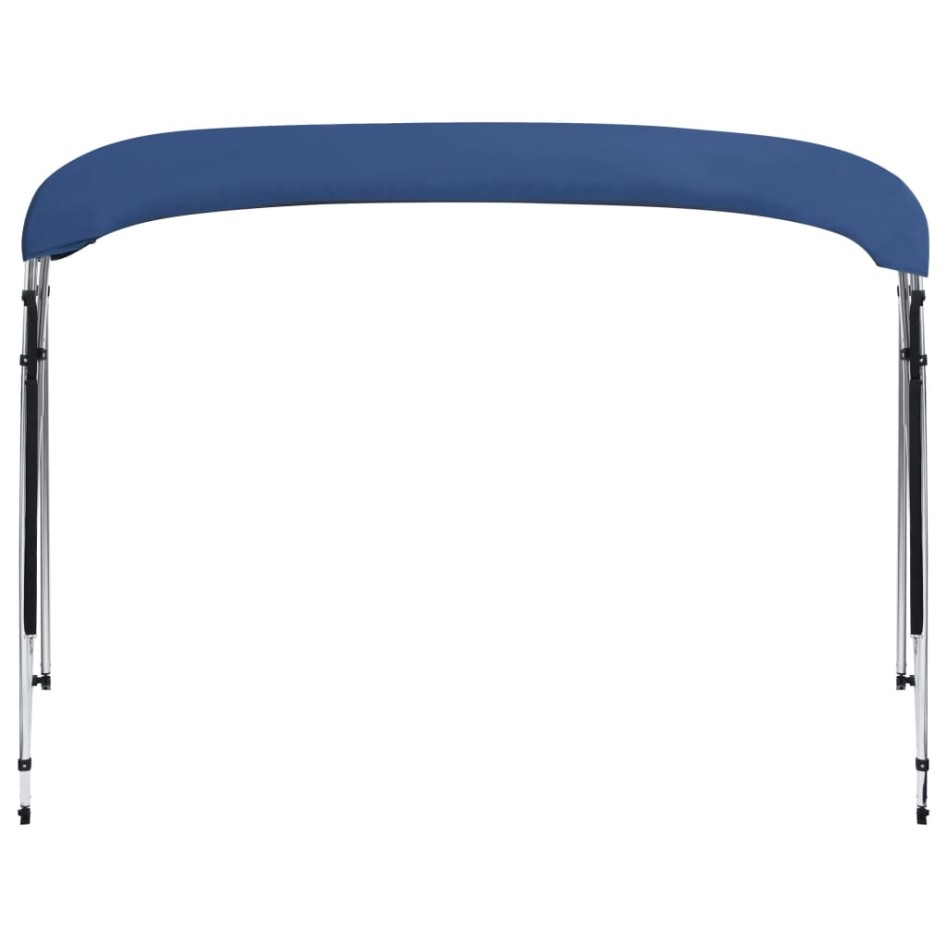 Toldo Bimini de 4 arcos azul marino 243x(230-244)x137