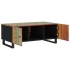 Mesa de centro madera reciclada y contrachapada 100x54x40