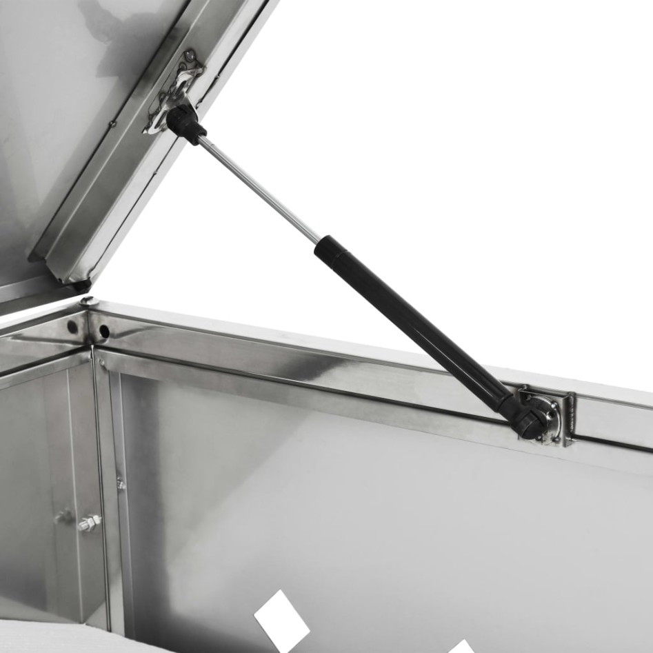 Cobertizo contenedor de basura individual acero inoxidable