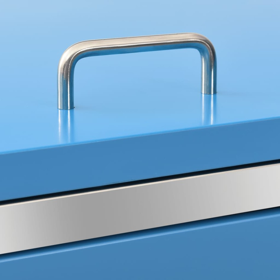 Cobertizo para dos contenedores basura acero 138x77,5x112,5