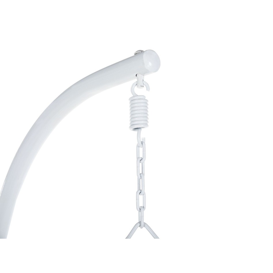 Silla Colgante de ratán gris claro, modelo Sesai