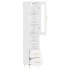 Aparador alto madera contrachapada blanco brillo 34,5x34x180