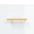 Aparador alto madera contrachapada blanco brillo 34,5x34x180