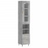 Aparador de madera contrachapada gris hormigón 34,5x34x180