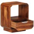 Mesitas de noche cajón 2 uds madera maciza sheesham 40x30x50