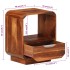 Mesitas de noche cajón 2 uds madera maciza sheesham 40x30x50