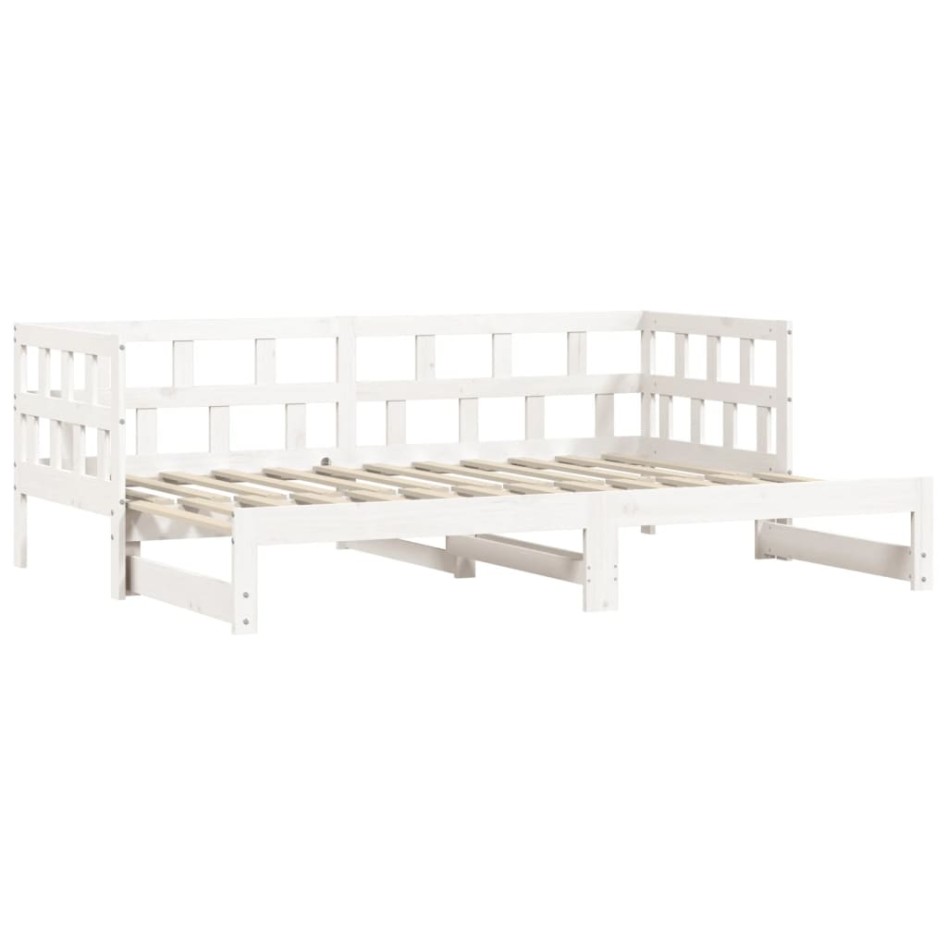 Sofá cama nido madera maciza de pino blanco 80x200