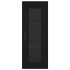 Aparador de madera contrachapada negro 34,5x34x180
