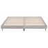 Estructura de cama madera de ingeniería gris Sonoma 180x200