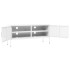 Mueble para TV de acero blanco 105x35x50