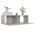 Set de muebles de salón 8 pzas madera ingeniería gris