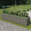 Arriate de gaviones de acero 450x90x100 cm
