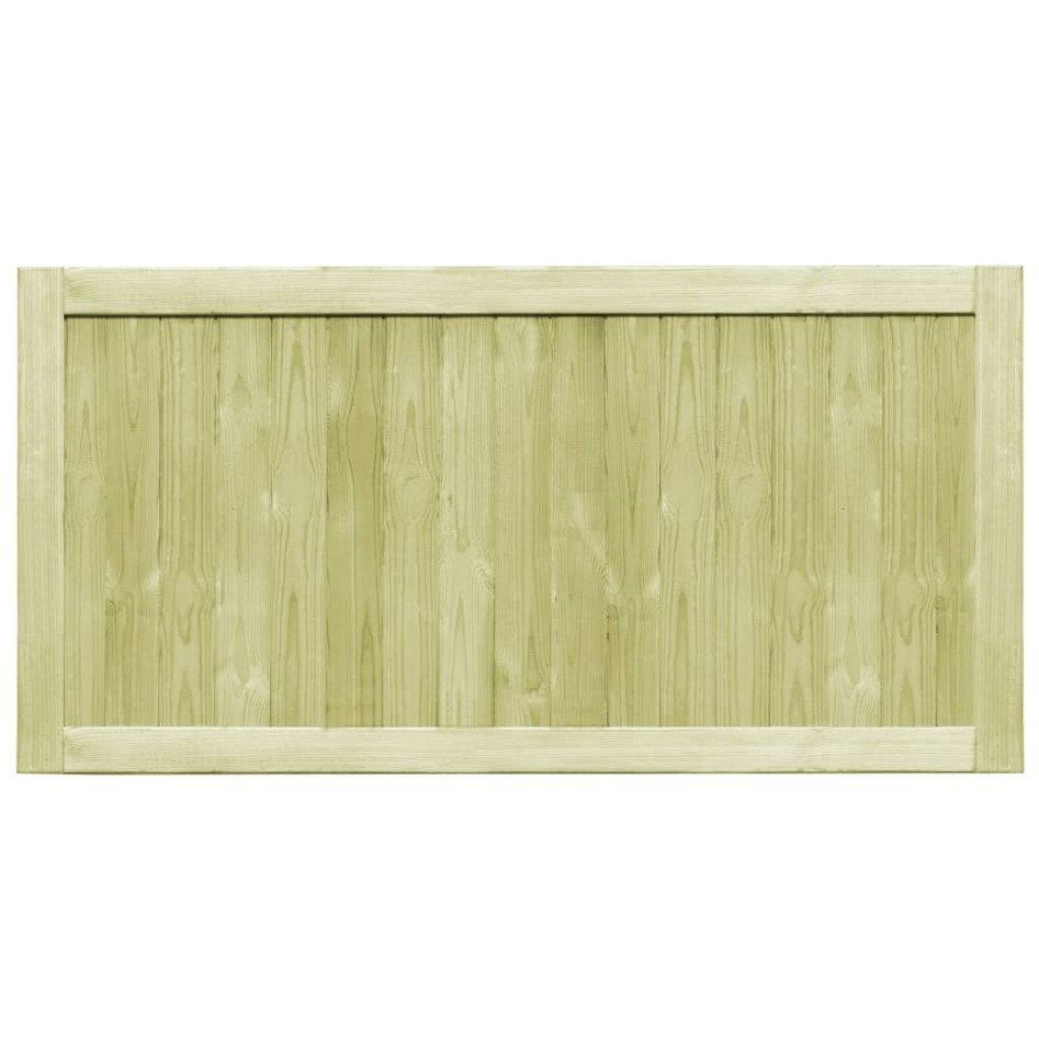 Puertas de valla madera de pino impregnada 300x75 cm 2