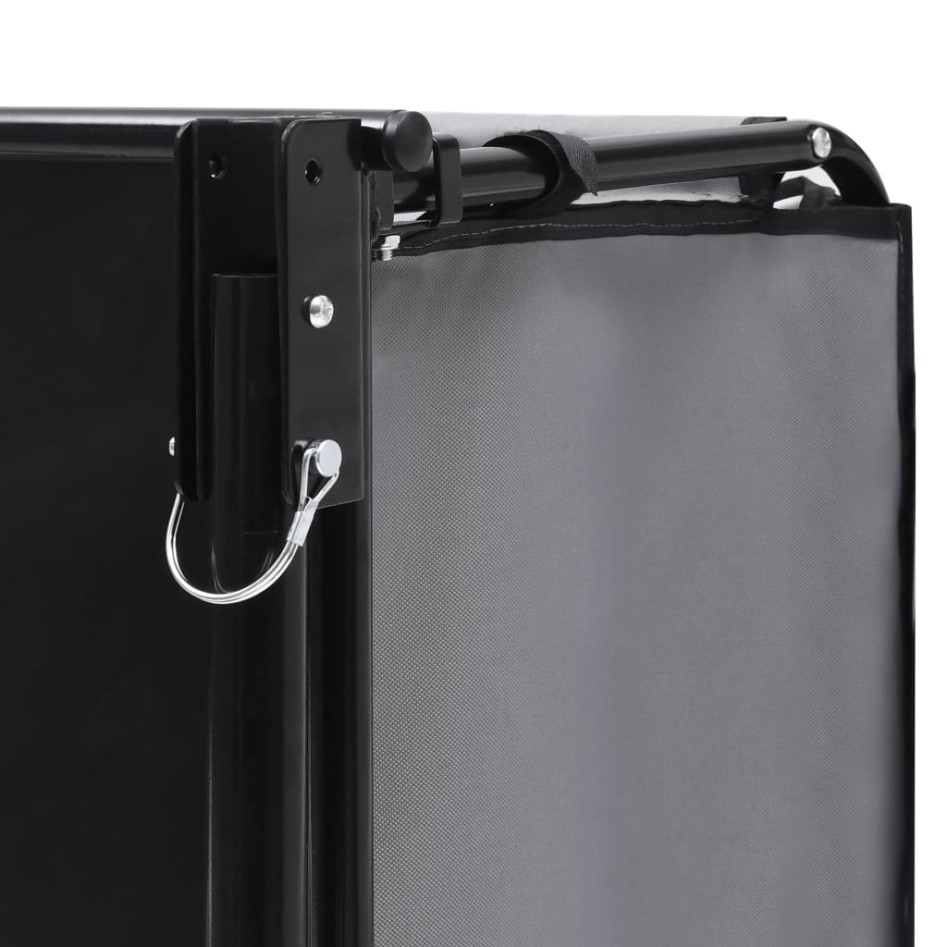 Remolque para bicicletas gris y naranja 65