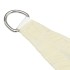 Toldo de vela rectangular tela Oxford color crema 5x8