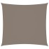 Toldo de vela cuadrado tela Oxford gris taupe 6x6