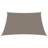 Toldo de vela cuadrado tela Oxford gris taupe 6x6