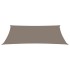 Toldo de vela rectangular tela Oxford gris taupe 5x8