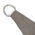 Toldo de vela rectangular tela Oxford gris taupe 5x8