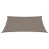 Toldo de vela rectangular tela Oxford gris taupe 6x8