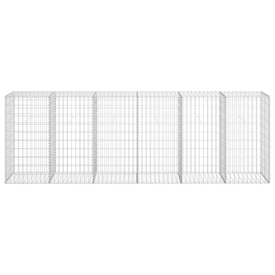 Muro de gaviones con cubiertas acero galvanizado 300x50x100