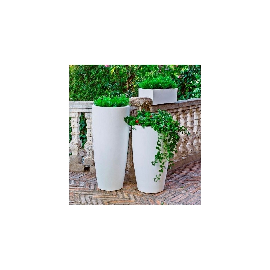 macetero iluminado Bambú