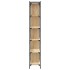 Librería 6 estantes madera ingeniería roble Sonoma 76x32x192