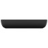 Lavabo de lujo de cerámica rectangular negro mate 71x38