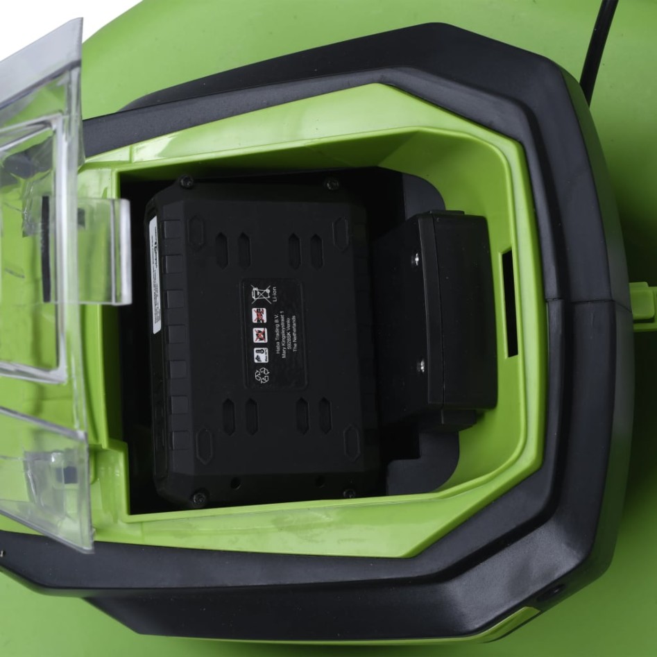 Cortacésped sin cables con dos baterías 20V 2000 mAh