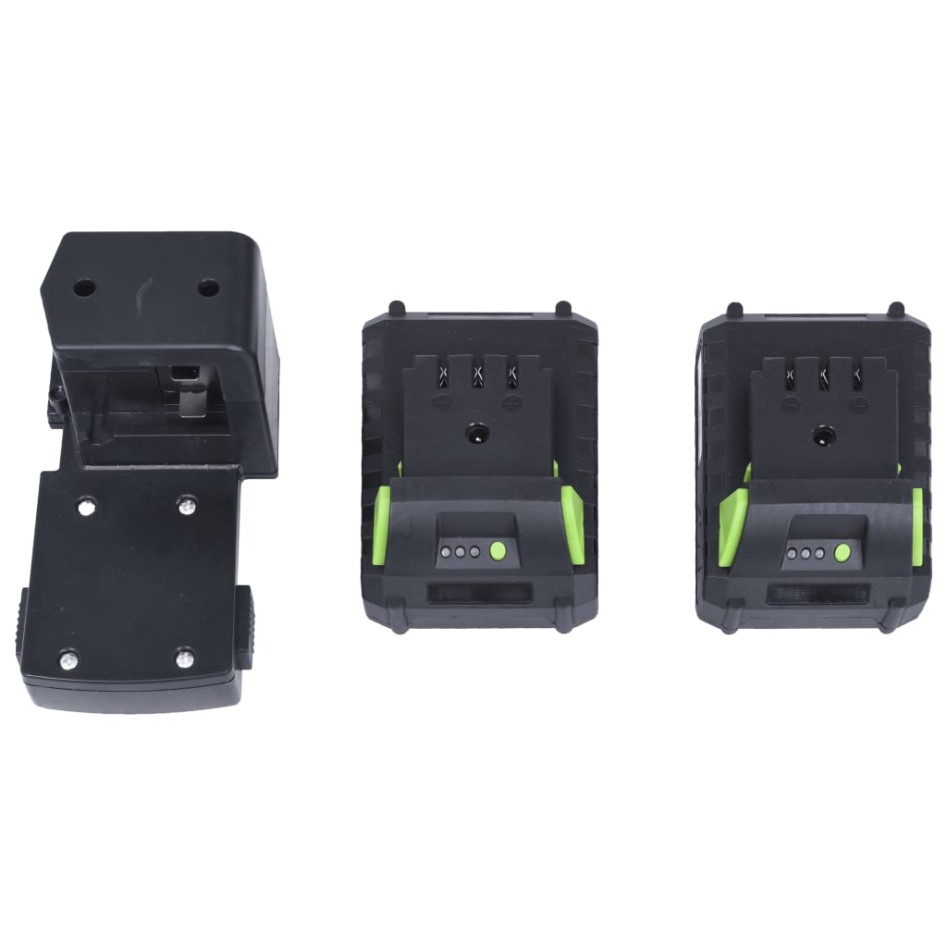 Cortacésped sin cables con dos baterías 20V 2000 mAh