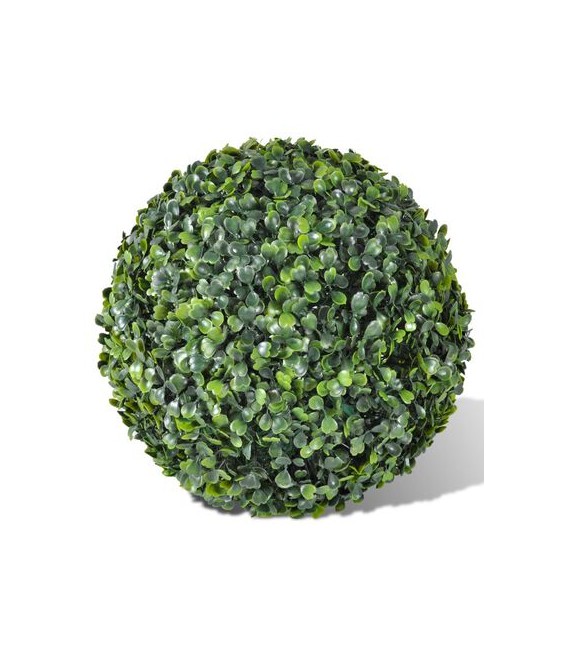 Arbusto de bolas Boj artificial 2 unidades 35 cm