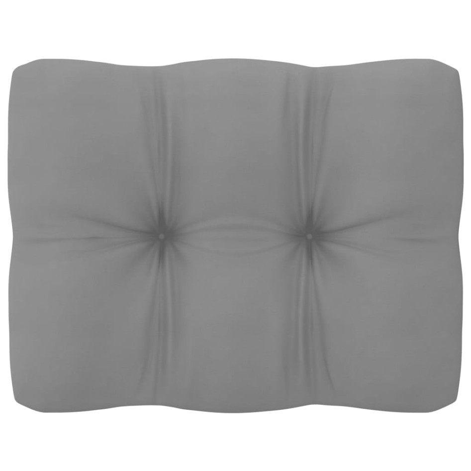 Juego de muebles de jardín 3 pzas y cojines madera pino