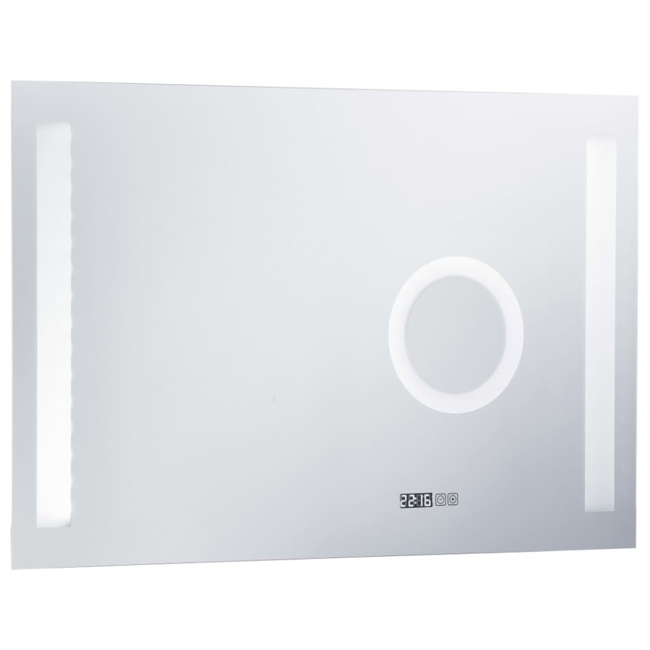 Espejo de pared de baño con LED y sensor táctil 100x60