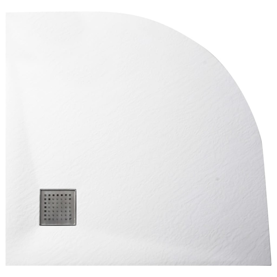 Plato de ducha SMC blanco 90x90