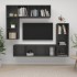 Juego de muebles de salón 4 pzas madera de ingeniería