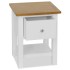 Mesita de noche de madera de roble maciza 36x30x47