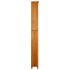 vidaX Estantería de 7 niveles de madera maciza de roble 90x22,5x200