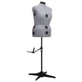Maniquí de sastre ajustable mujer gris talla L