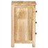 Mesita de noche de madera maciza de mango 45x35x60