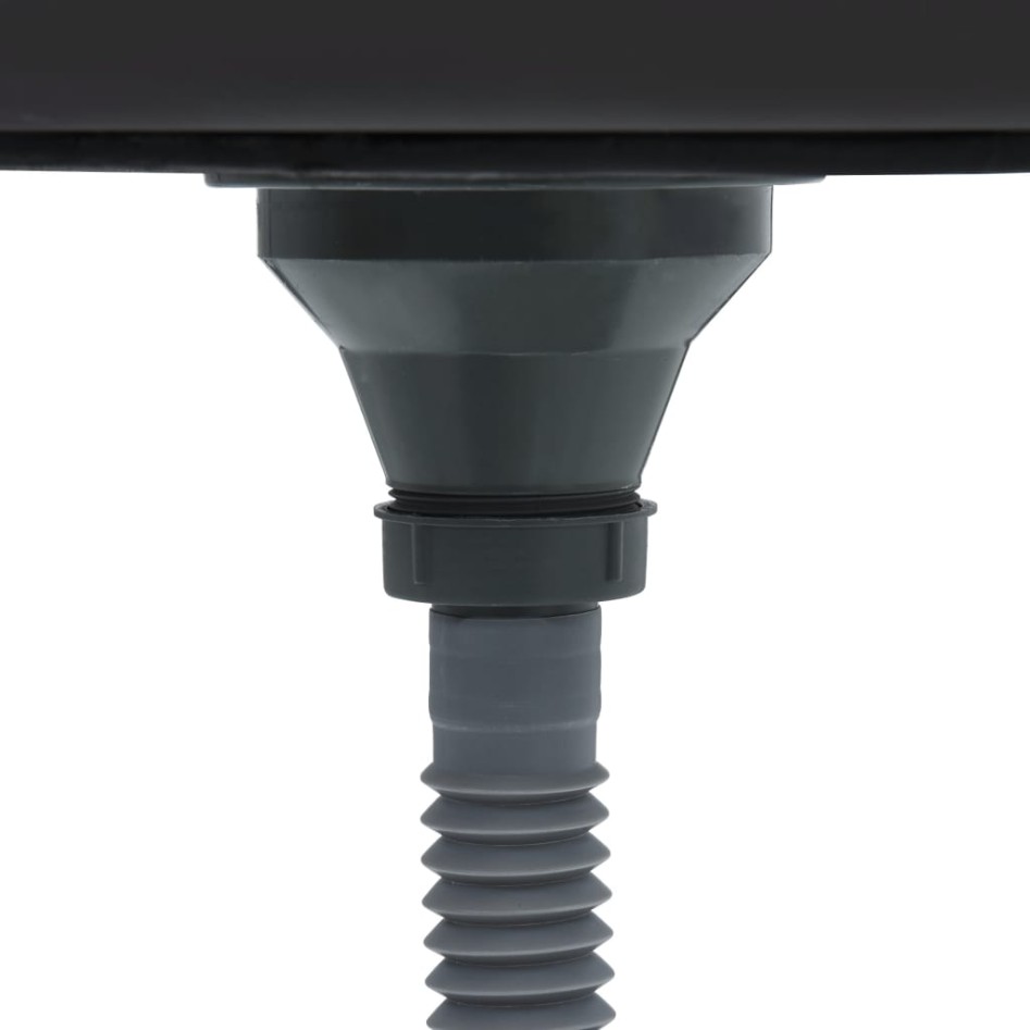 Fregadero escurridor plateado 800x500x155 mm acero