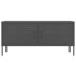 Mueble para TV de acero gris antracita 105x35x50
