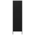 Armario de acero negro 90x50x180