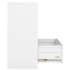 Armario archivador de acero blanco 90x46x103