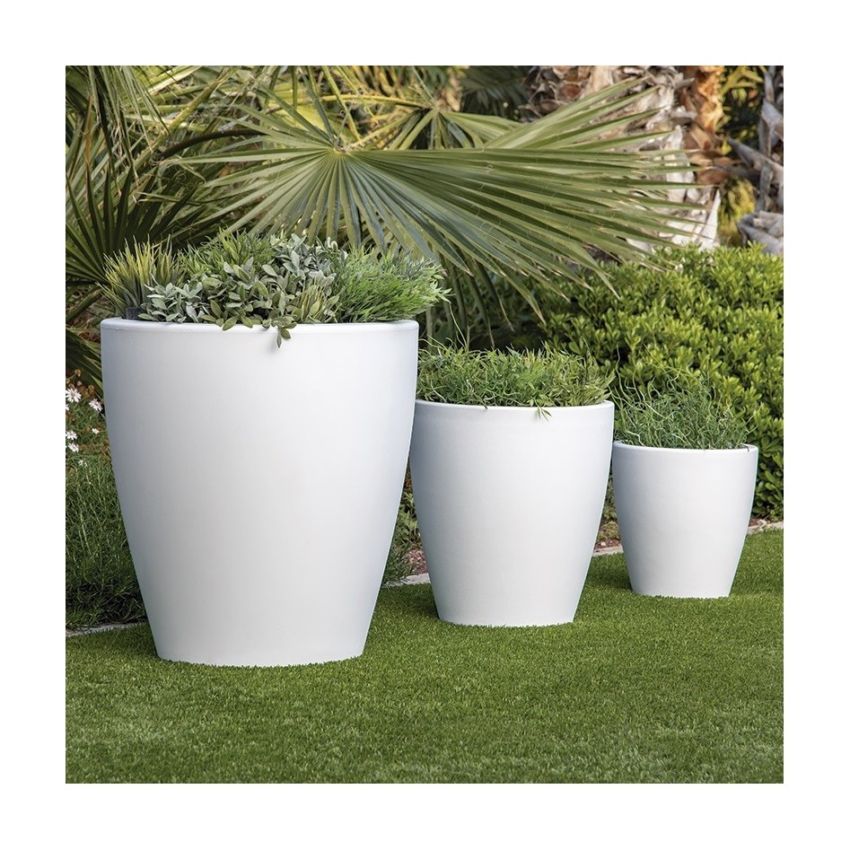 Macetero de líneas redondas, modelo Violeta 40