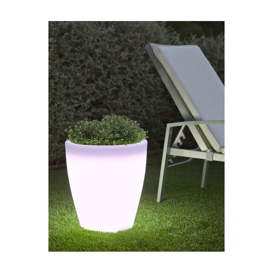 Macetero de líneas redondas, modelo Violeta 40