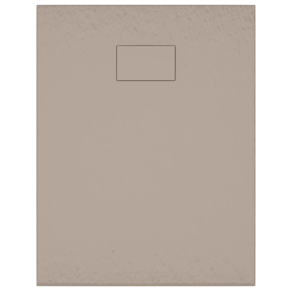 Plato de ducha SMC marrón 90x70