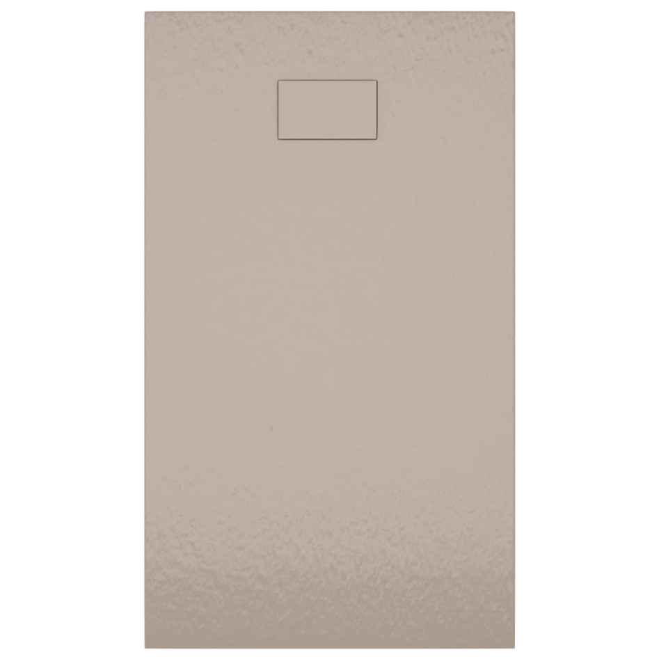 Plato de ducha SMC marrón 120x70