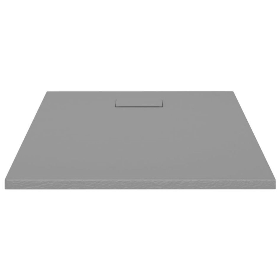 Plato de ducha SMC gris 100x80