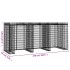 Muro de gaviones para contenedor de basura hierro 270x91x120