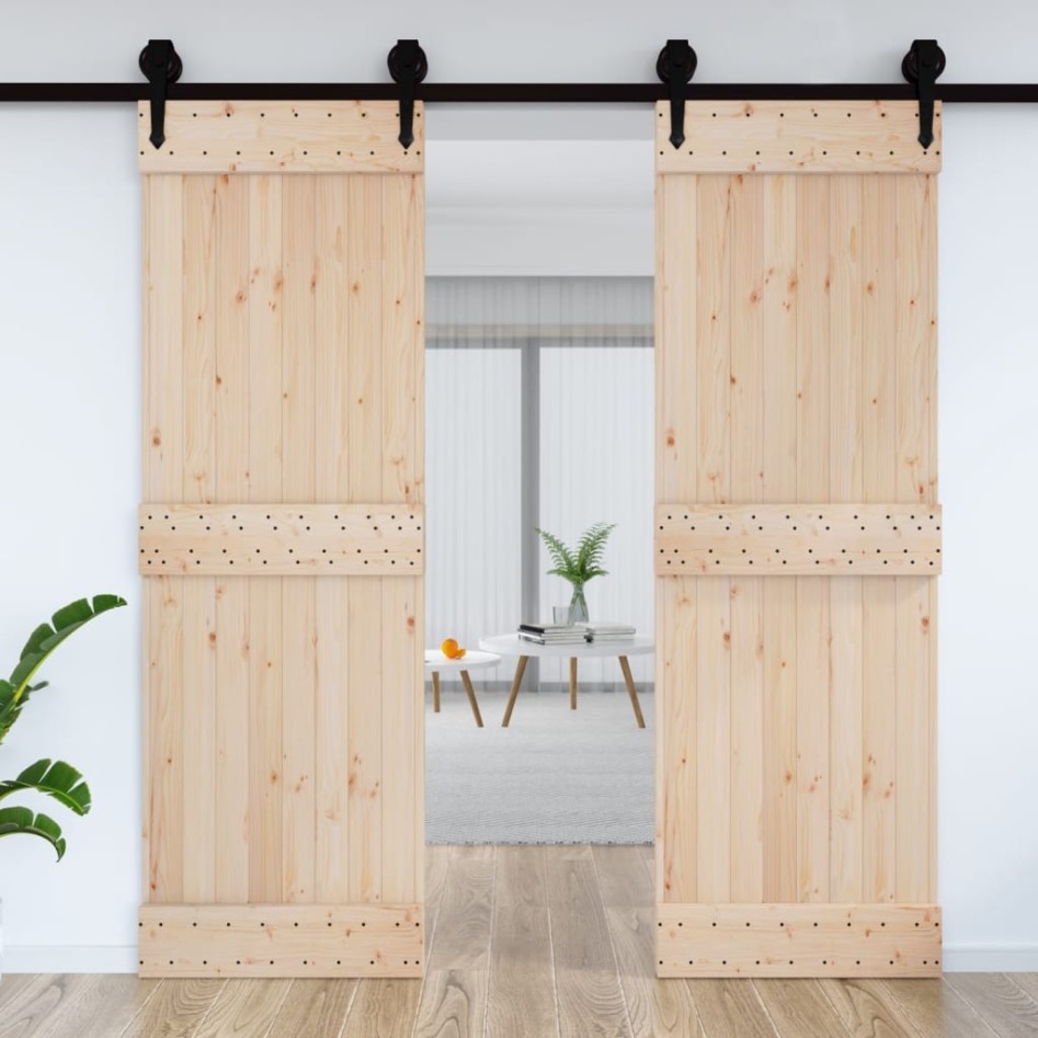 Puerta NARVIK madera maciza pino 70x210